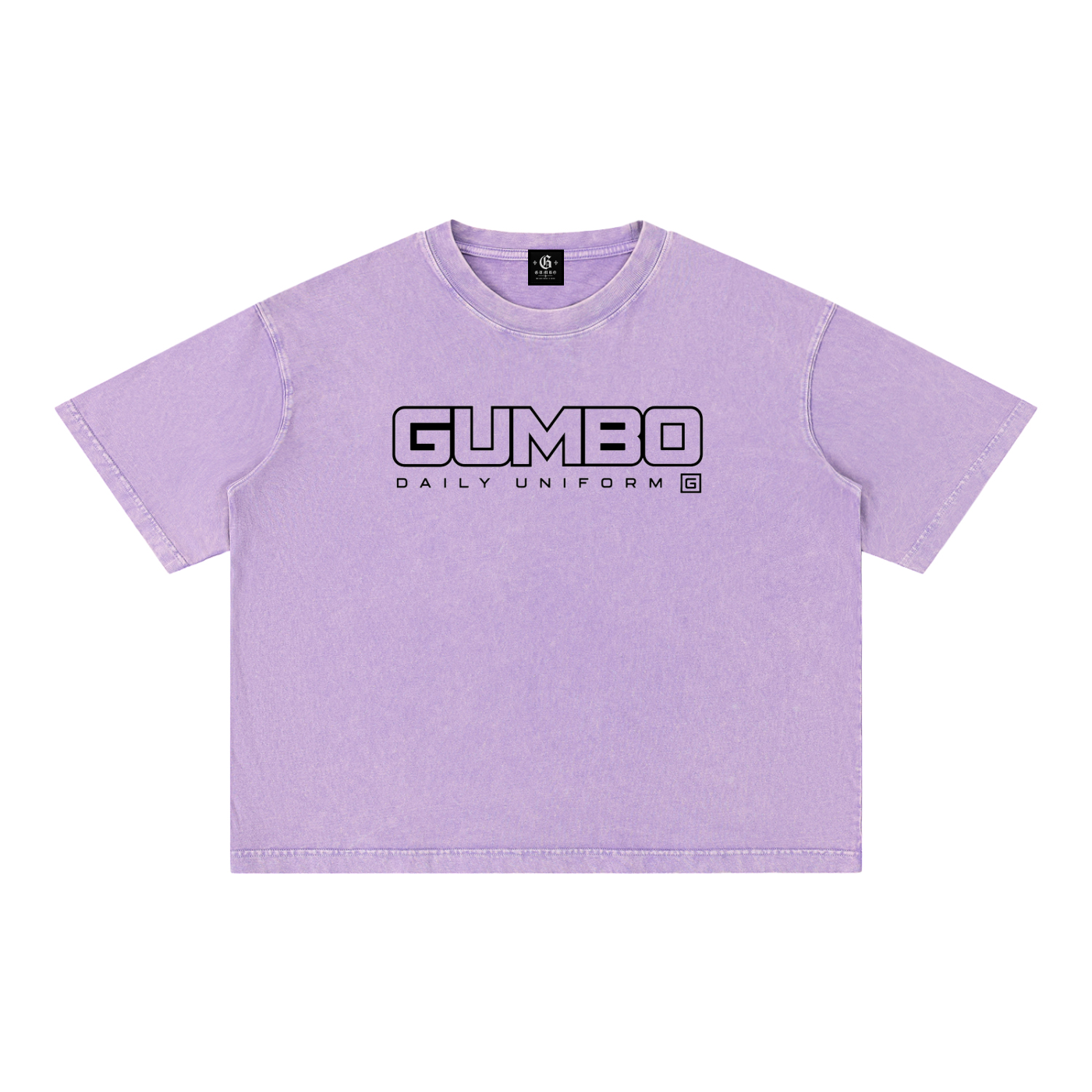 Gumbo Daily Uniform Mineral Wash Boxy Cotton T-Shirt