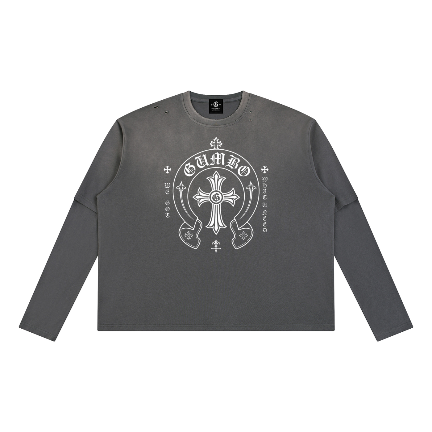 Gumbo Rock 'n Roll Collection Vintage Wash Layered T-Shirt