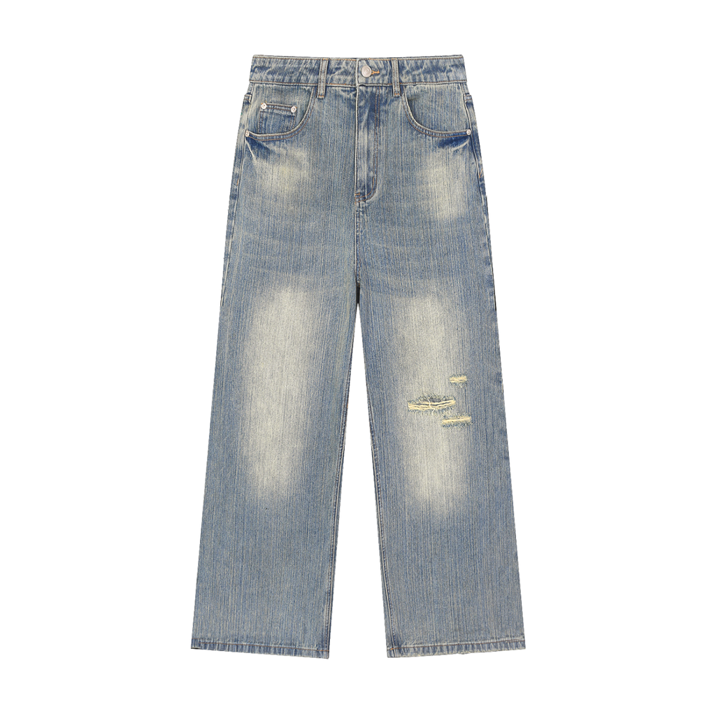 Gumbo Rock 'n Roll Collection - Vintage Wash Distressed Denim Jeans