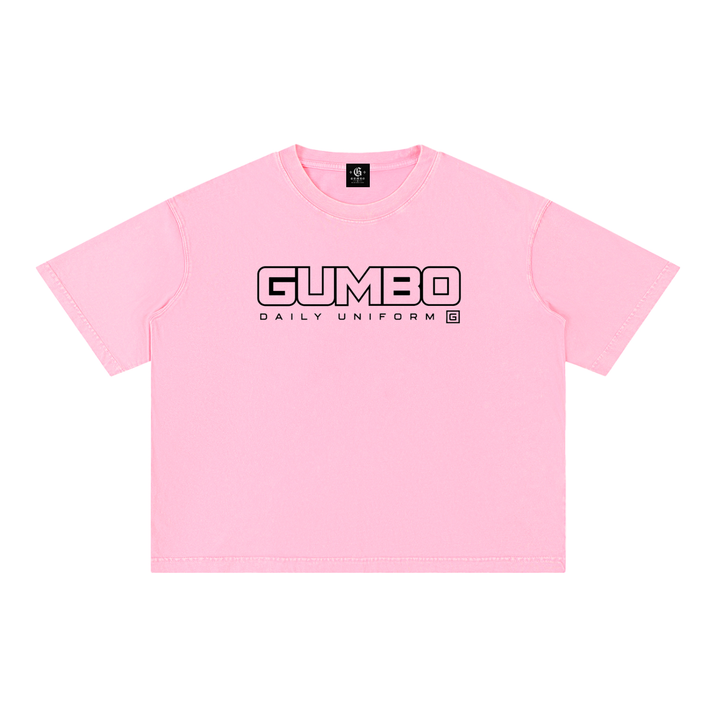 Gumbo Daily Uniform Mineral Wash Boxy Cotton T-Shirt