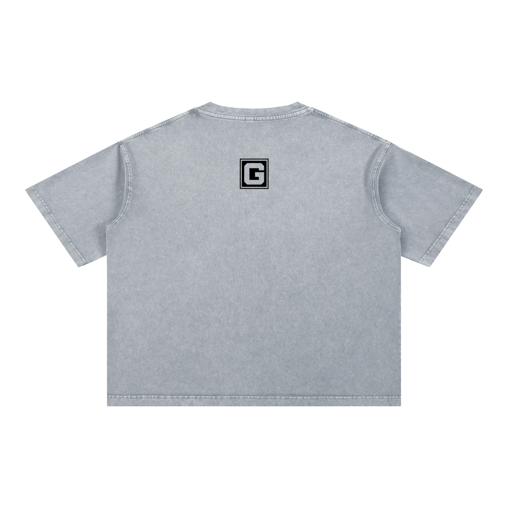 Gumbo Daily Uniform Mineral Wash Boxy Cotton T-Shirt