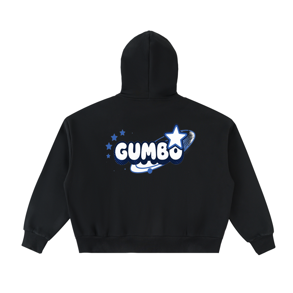 Gumbo Magic Fleeced Full-Zip Boxy Hoodie