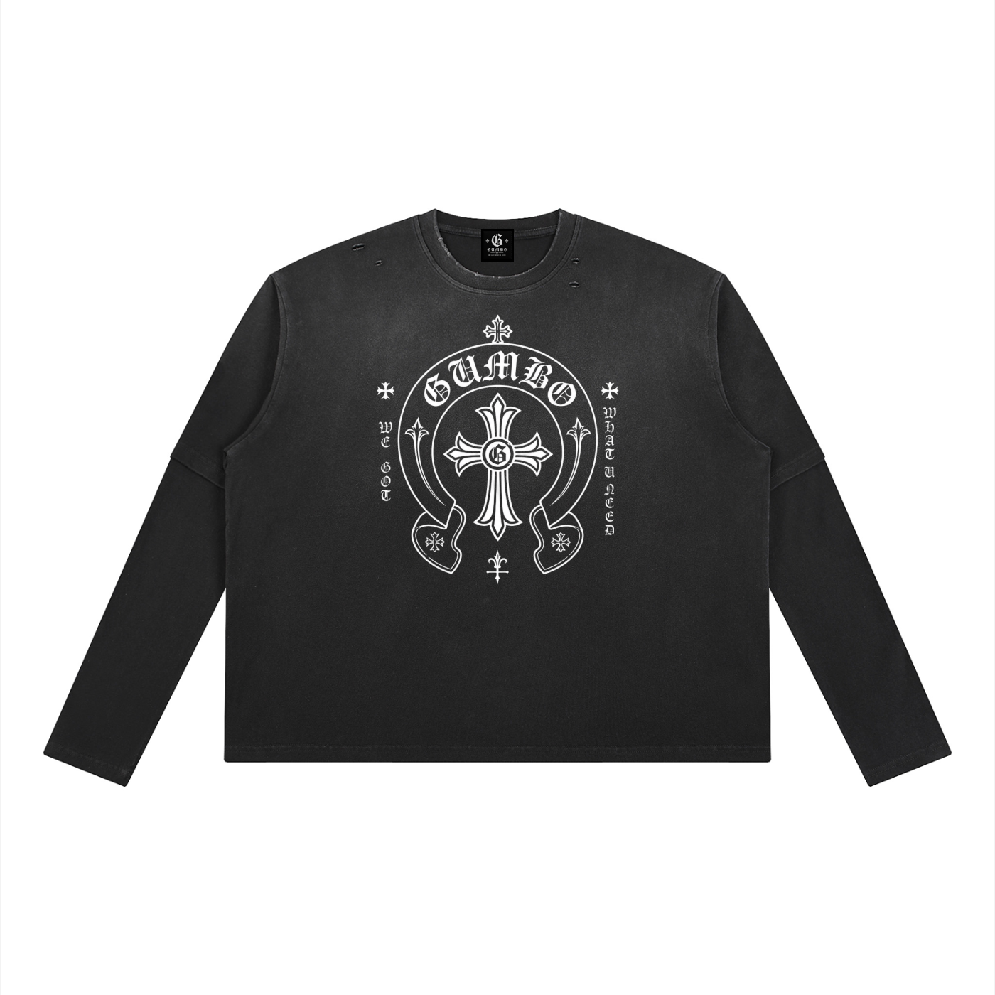 Gumbo Rock 'n Roll Collection Vintage Wash Layered T-Shirt