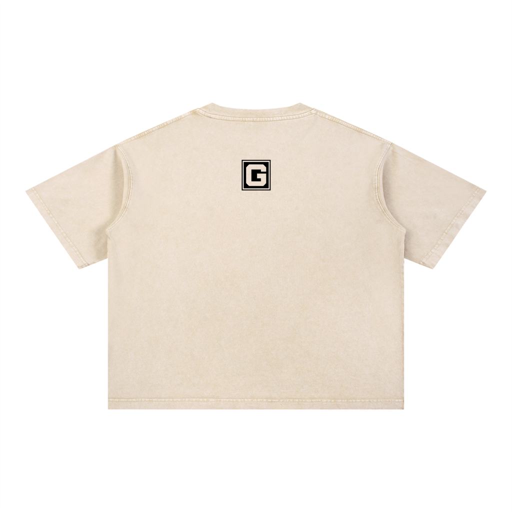 Gumbo Daily Uniform Mineral Wash Boxy Cotton T-Shirt