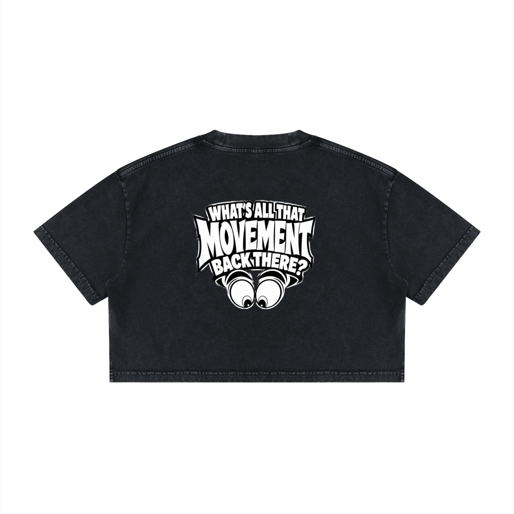 Gumbo Daily Uniform Women's Mineral Wash Cotton Crop T-Shirt
