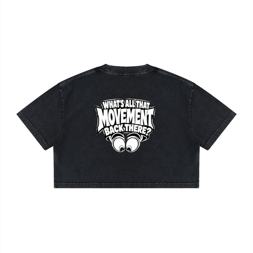Gumbo Daily Uniform Women's Mineral Wash Cotton Crop T-Shirt