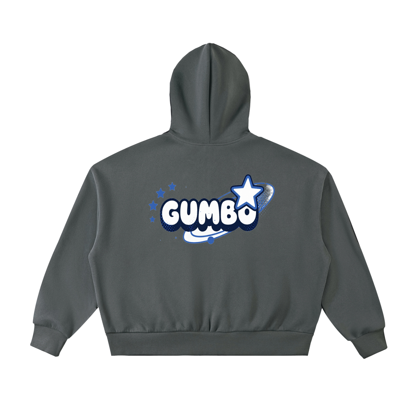 Gumbo Magic Fleeced Full-Zip Boxy Hoodie