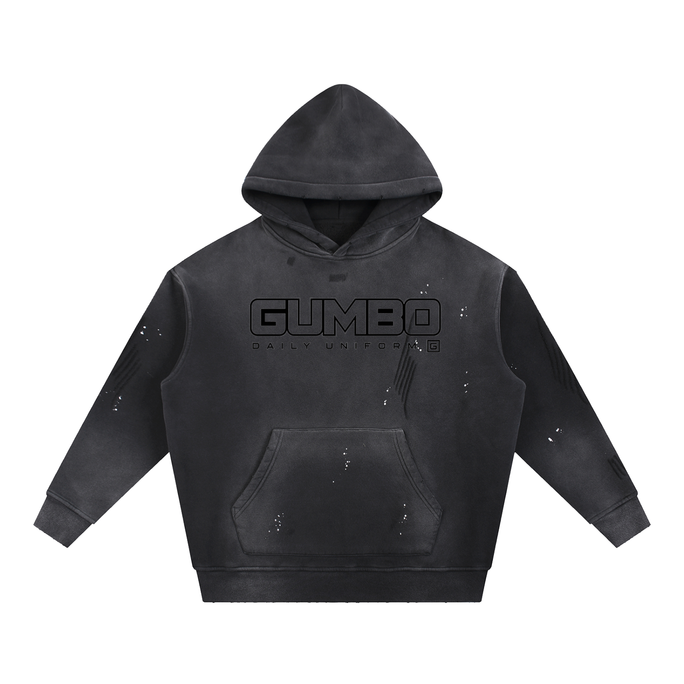 Gumbo Daily Uniform Splash Paint Hoodie