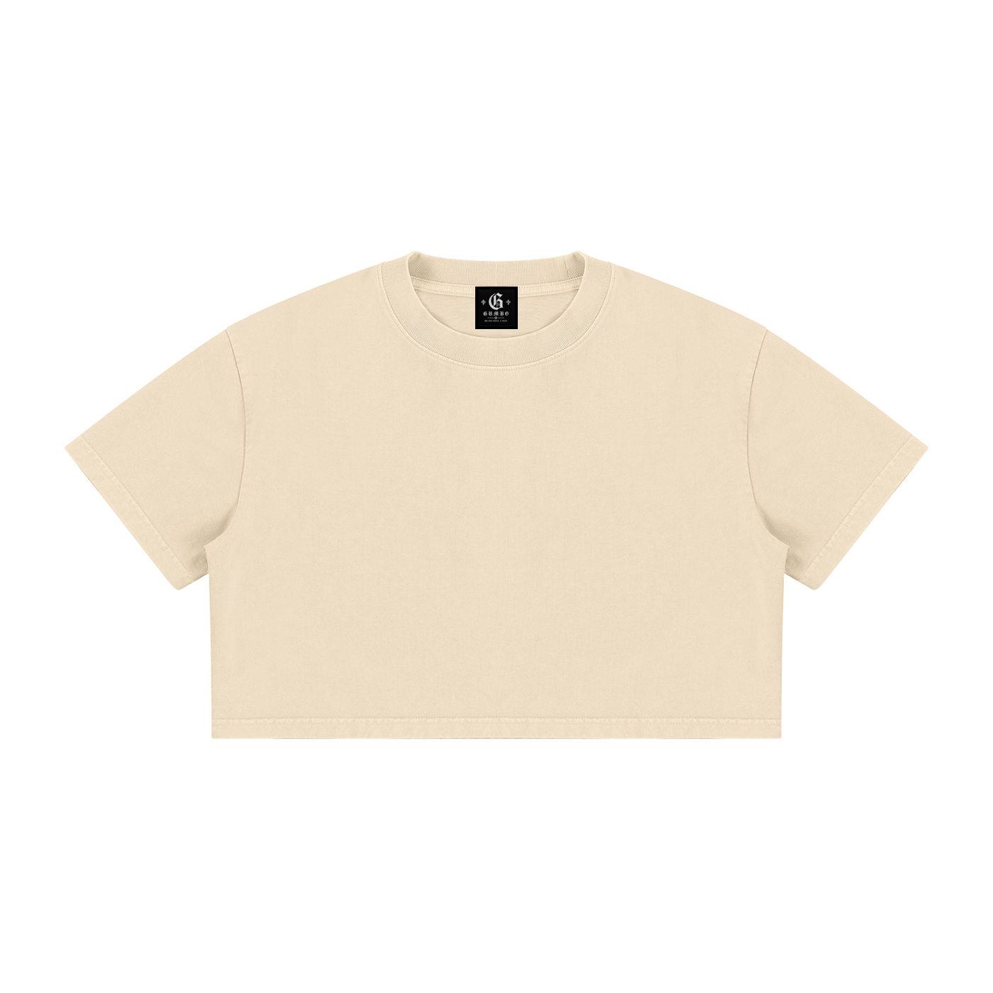 Gumbo Daily Uniform Women's Mineral Wash Cotton Crop T-Shirt
