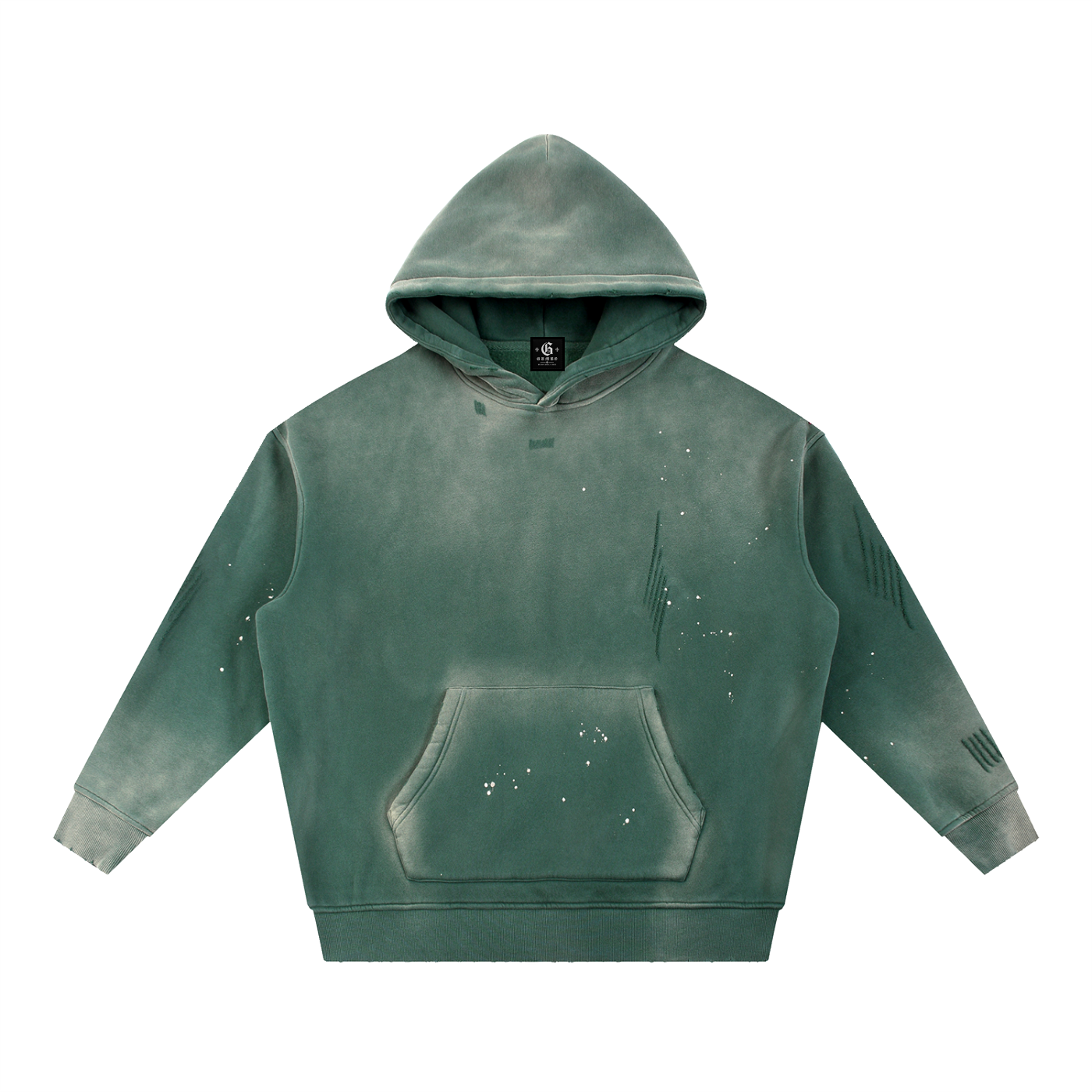 Gumbo Daily Uniform Splash Paint Hoodie