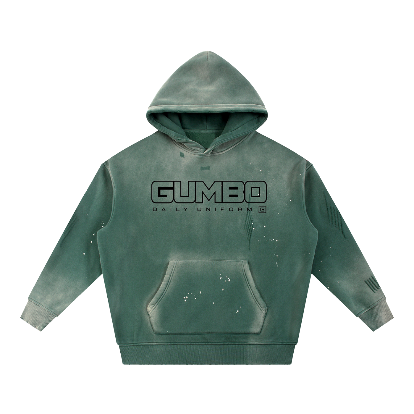 Gumbo Daily Uniform Splash Paint Hoodie