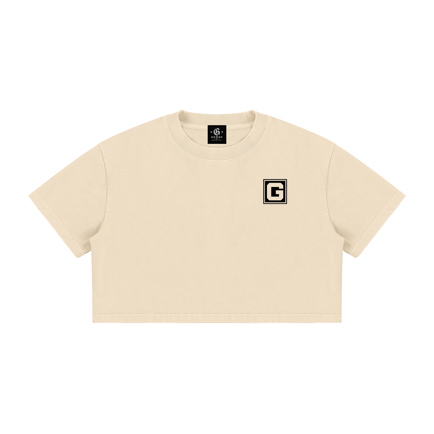 Gumbo Daily Uniform Women's Mineral Wash Cotton Crop T-Shirt