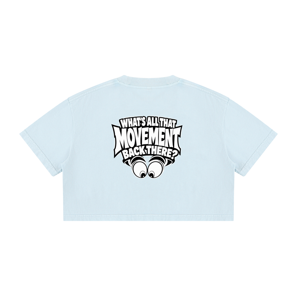 Gumbo Daily Uniform Women's Mineral Wash Cotton Crop T-Shirt