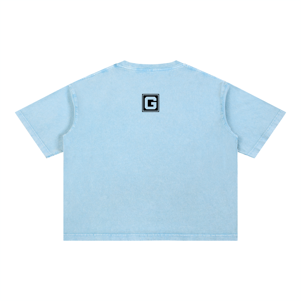 Gumbo Daily Uniform Mineral Wash Boxy Cotton T-Shirt