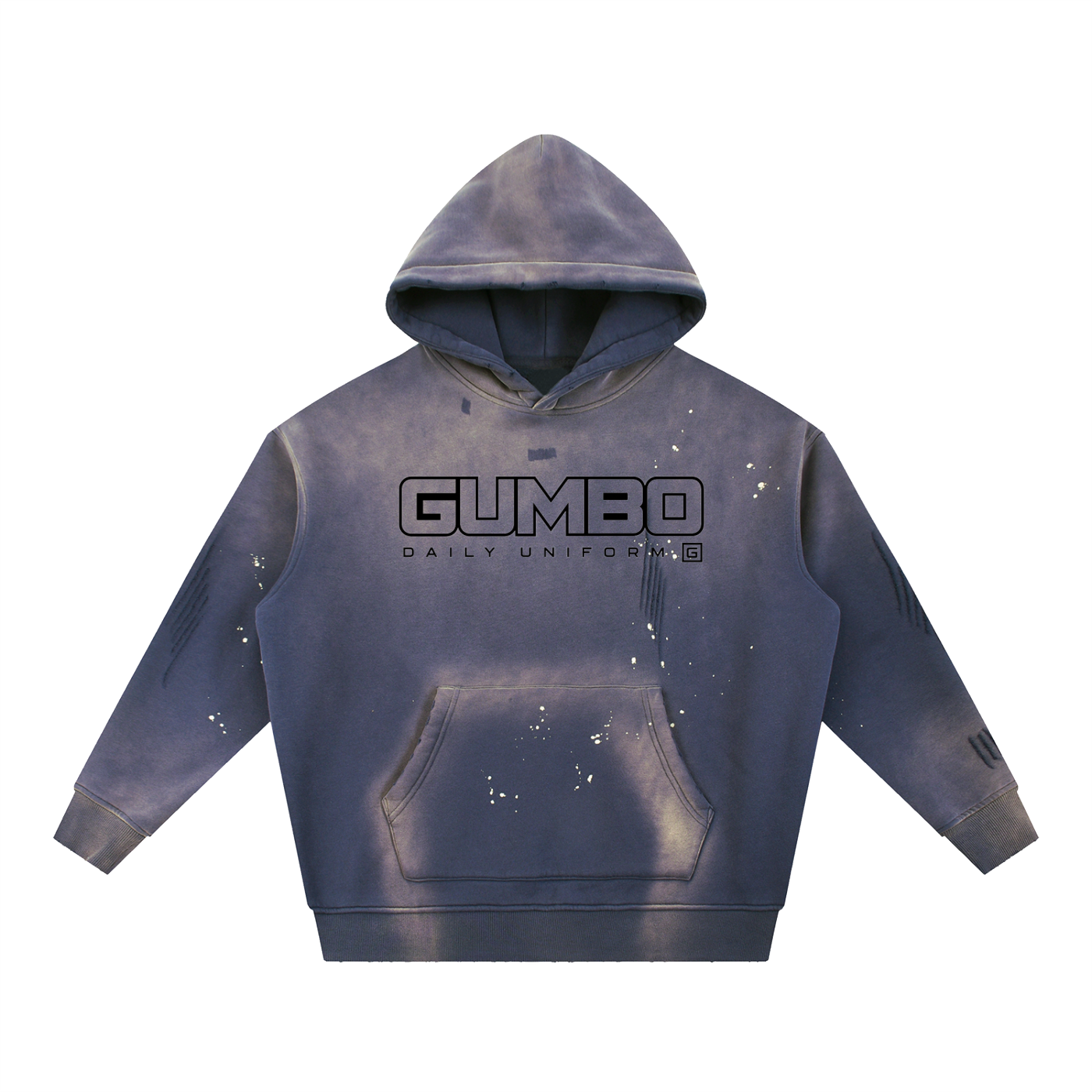 Gumbo Daily Uniform Splash Paint Hoodie