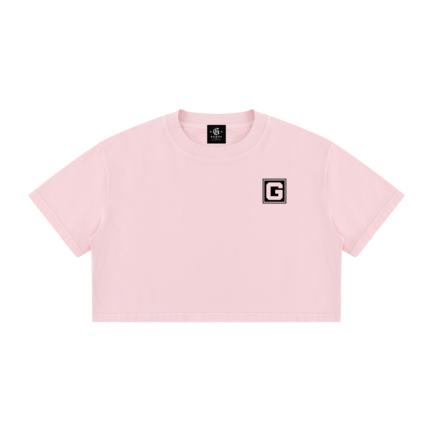 Gumbo Daily Uniform Women's Mineral Wash Cotton Crop T-Shirt