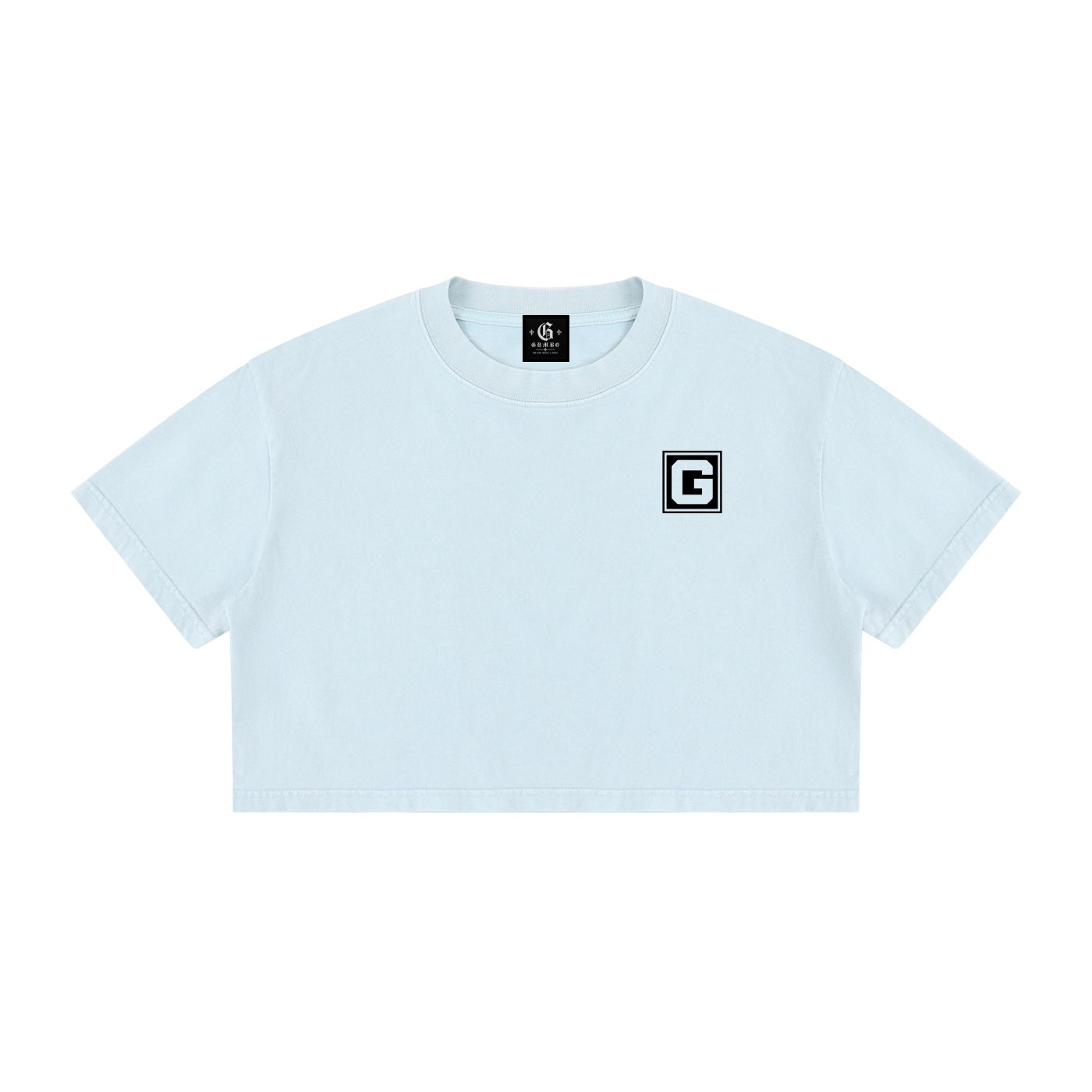 Gumbo Daily Uniform Women's Mineral Wash Cotton Crop T-Shirt