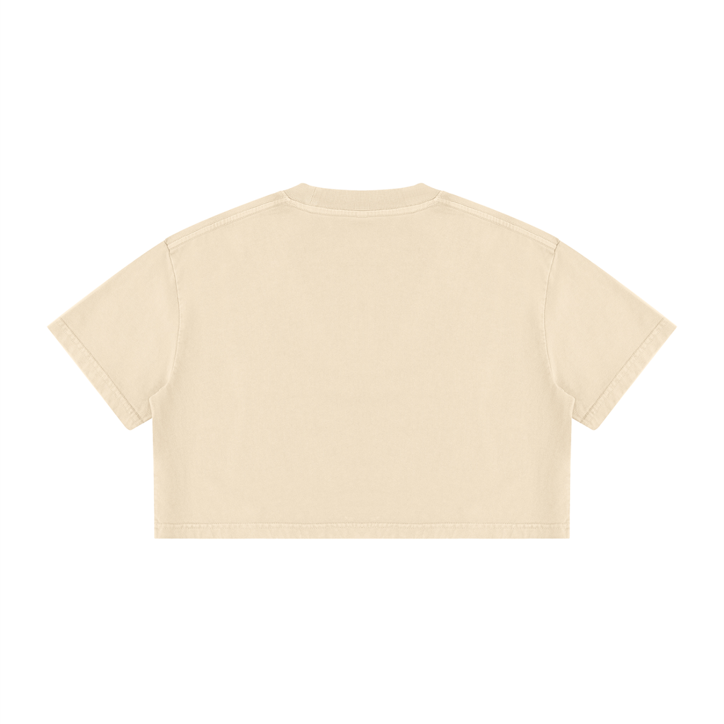 Gumbo Daily Uniform Women's Mineral Wash Cotton Crop T-Shirt