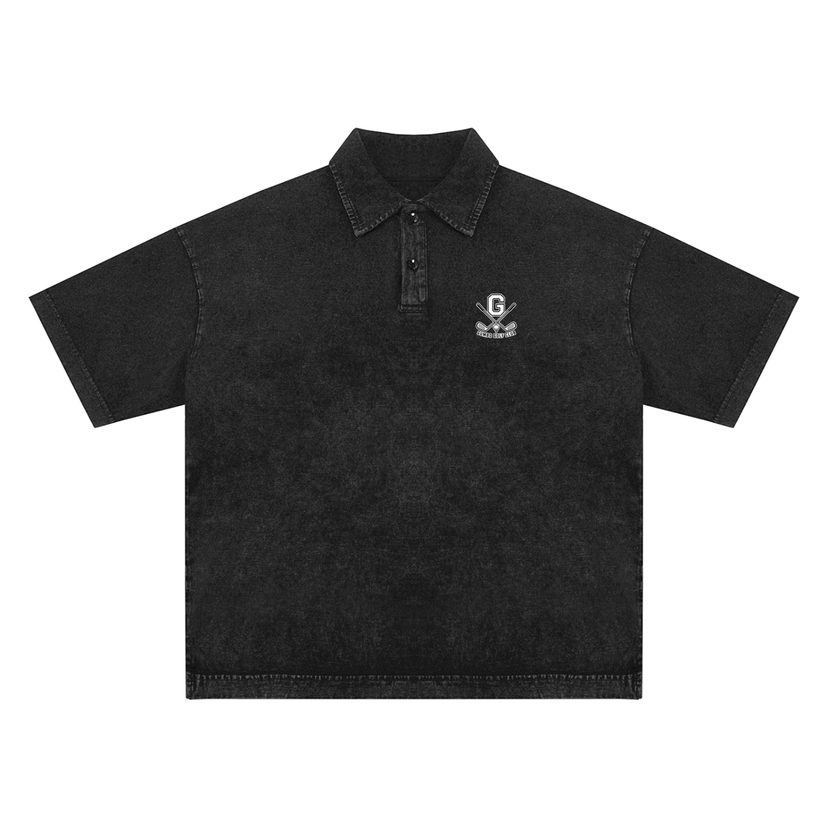 Gumbo Golf Club Heavyweight Snow-Washed Polo T-Shirt
