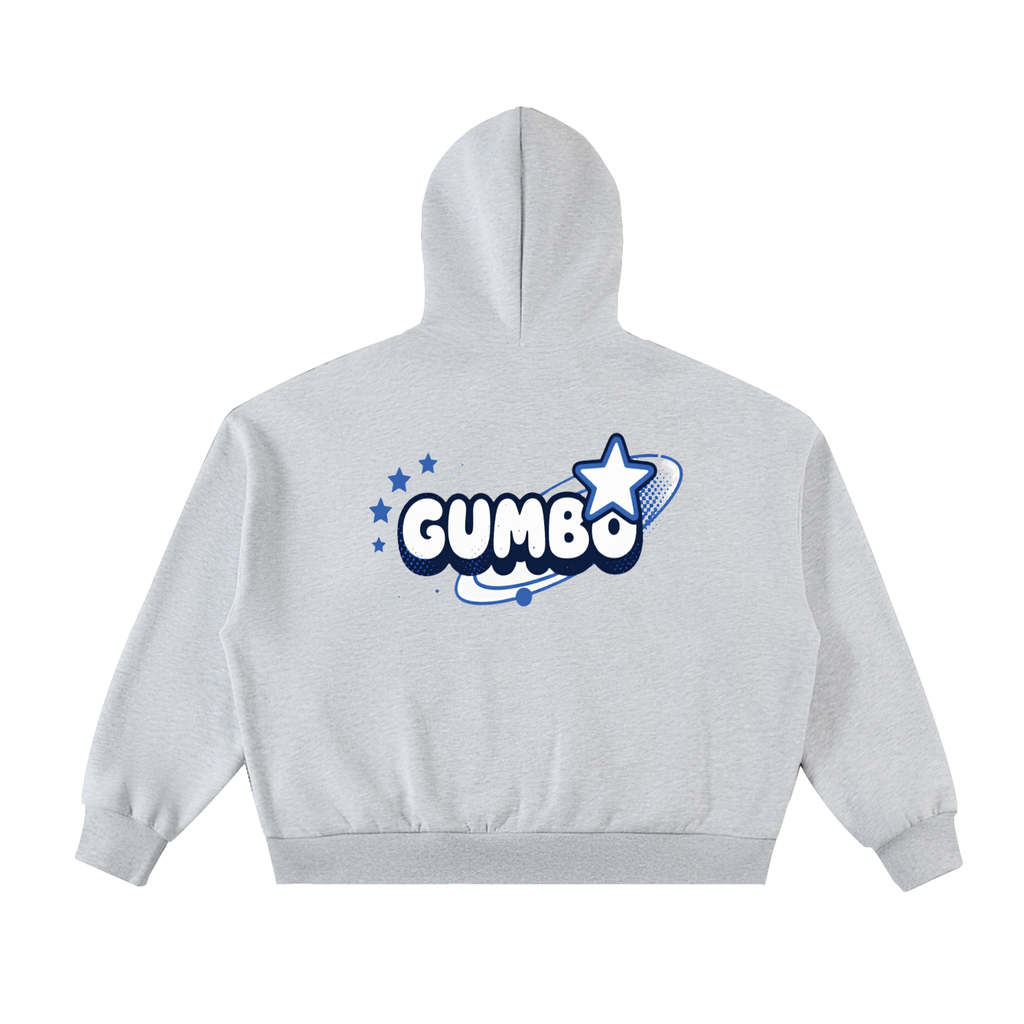Gumbo Magic Fleeced Full-Zip Boxy Hoodie