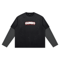 Gumbo Paint Splatter Long Sleeve T-Shirt