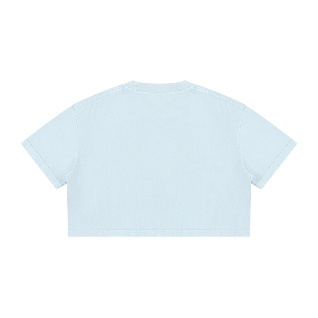 Gumbo Daily Uniform Women's Mineral Wash Cotton Crop T-Shirt