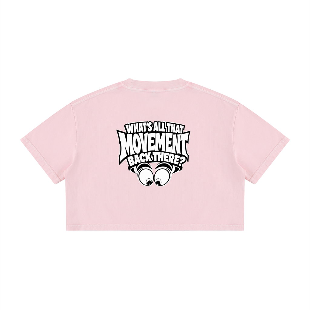 Gumbo Daily Uniform Women's Mineral Wash Cotton Crop T-Shirt