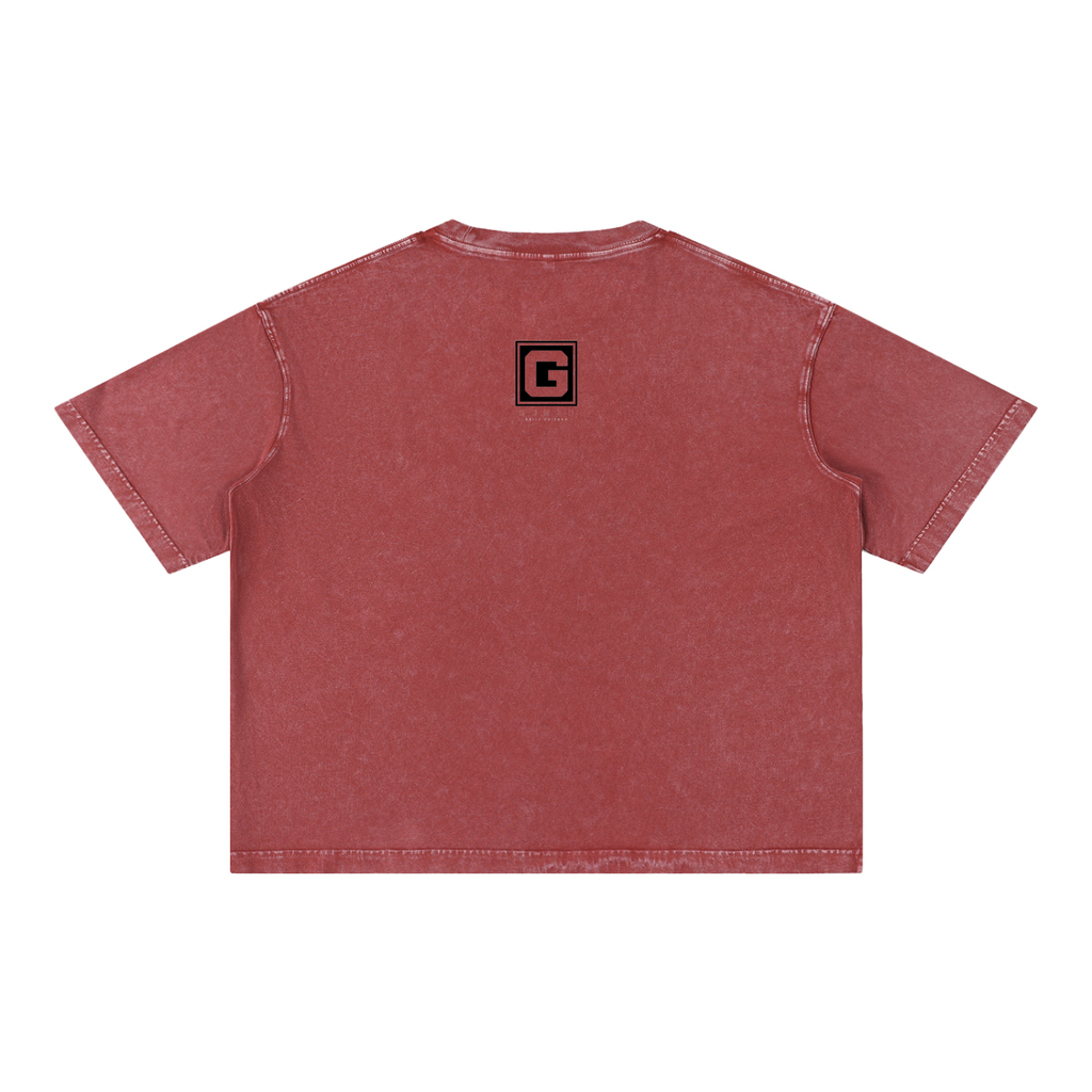 Gumbo Daily Uniform Mineral Wash Boxy Cotton T-Shirt