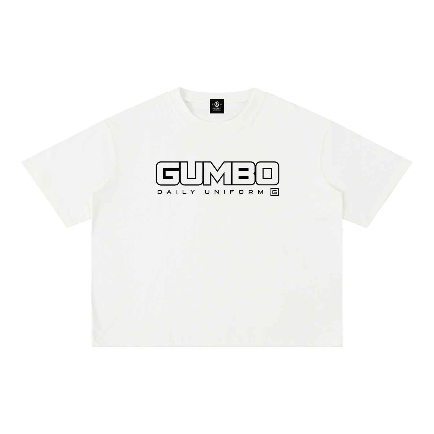 Gumbo Daily Uniform Mineral Wash Boxy Cotton T-Shirt