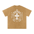 Gumbo - Rock 'n Roll Collection - Snow Washed Oversized Cotton T-Shirt